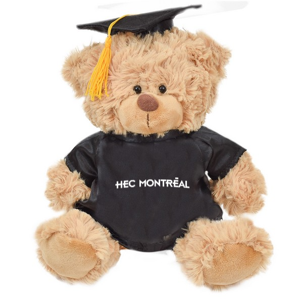 Peluche Finissant HEC Montréal - Ourson Beige Petit